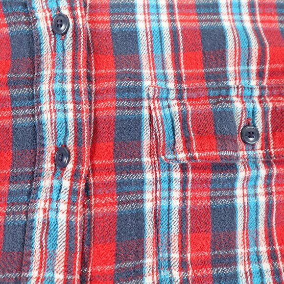 Ralph Lauren Denim & Supply Plaid Thick Flannel BIG SHIRT Women's Small - Picture 8 of 13